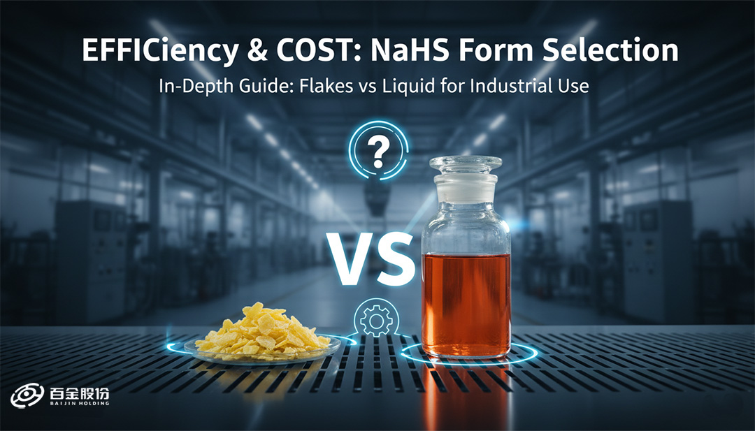 NaHS Selection Guide: 70% Flakes vs. 32%-48% Liquid Solution